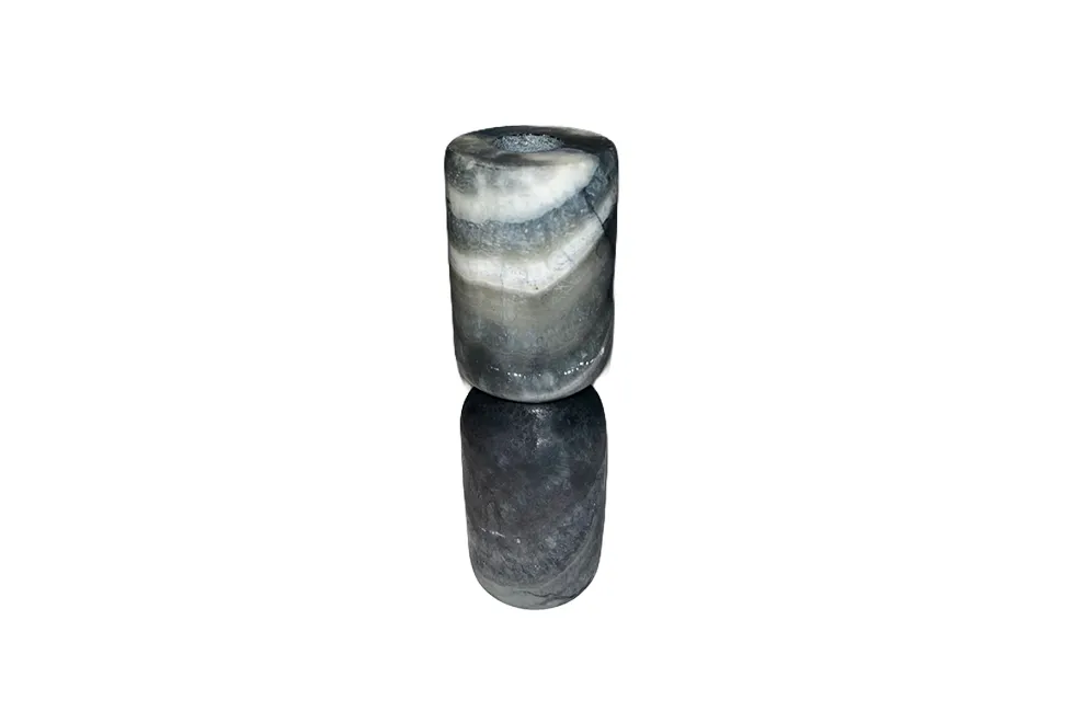 Mezan Candlestick - Dyed Alabaster