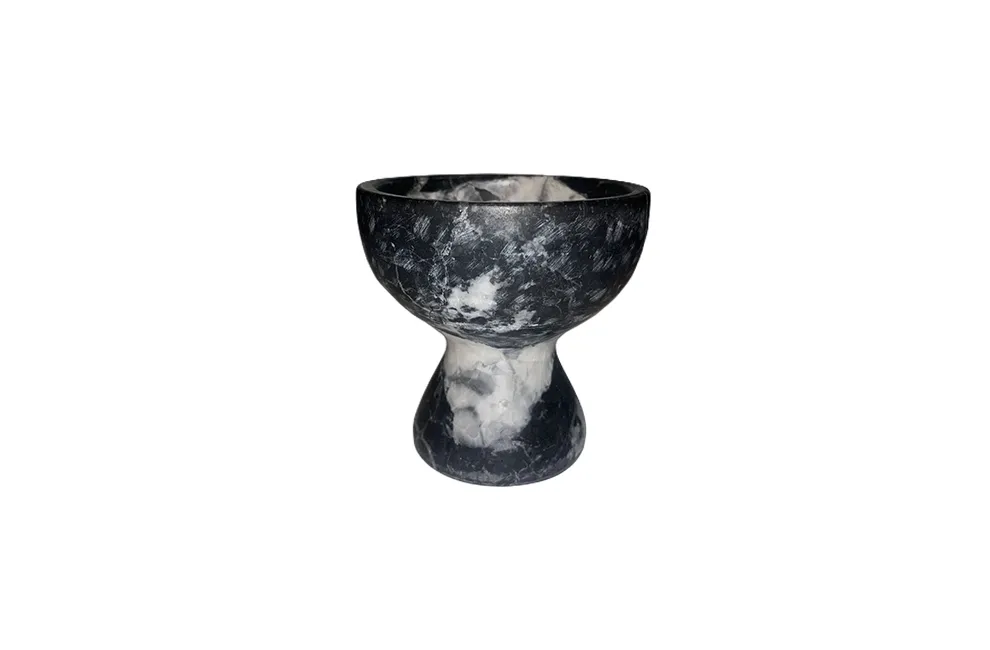Cup Lotus - Black Marble - M